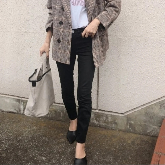 Acne Studios Skin 5 Skinny Jeans Dark Vintage Wash Blue Ankle Length 26 (2) - Picture 10 of 16